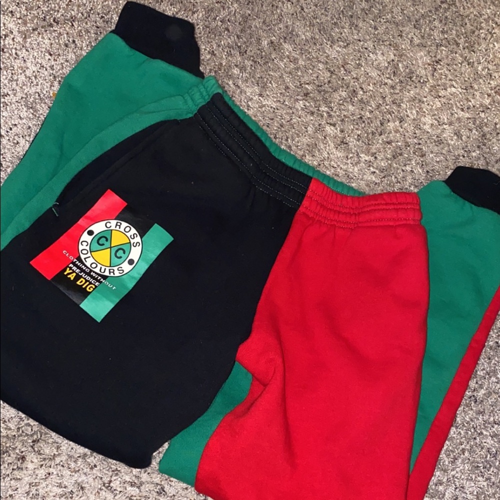Rasta sweatpants!